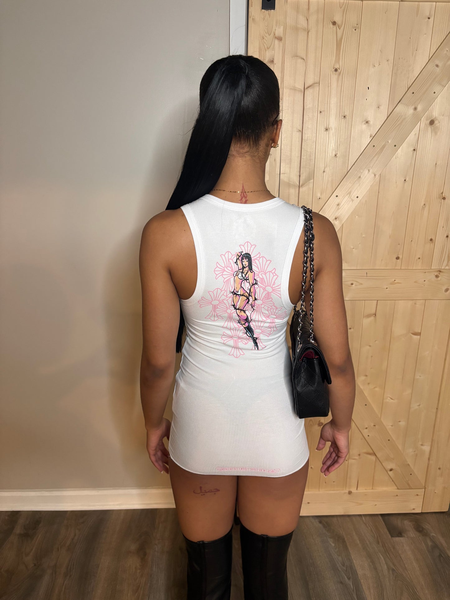 Custom DD Chrome Mini Dress