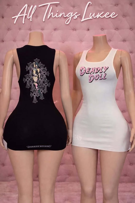 Custom DD Chrome Mini Dress