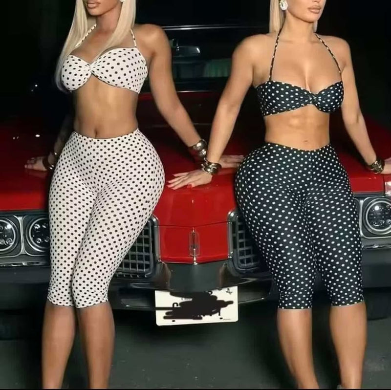Polka Dot Capri 2pc Set