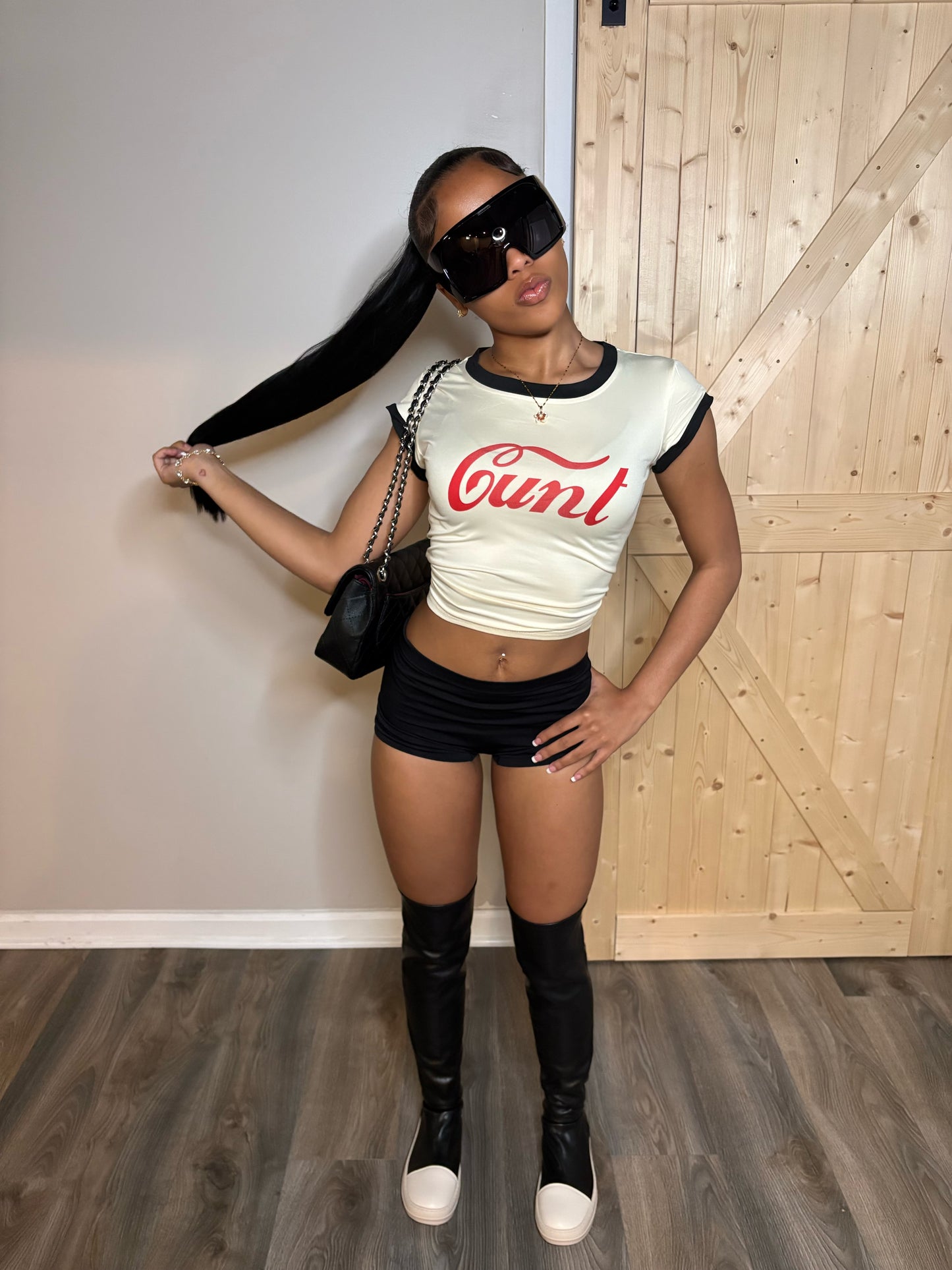 Its Giving C*untttttt Crop